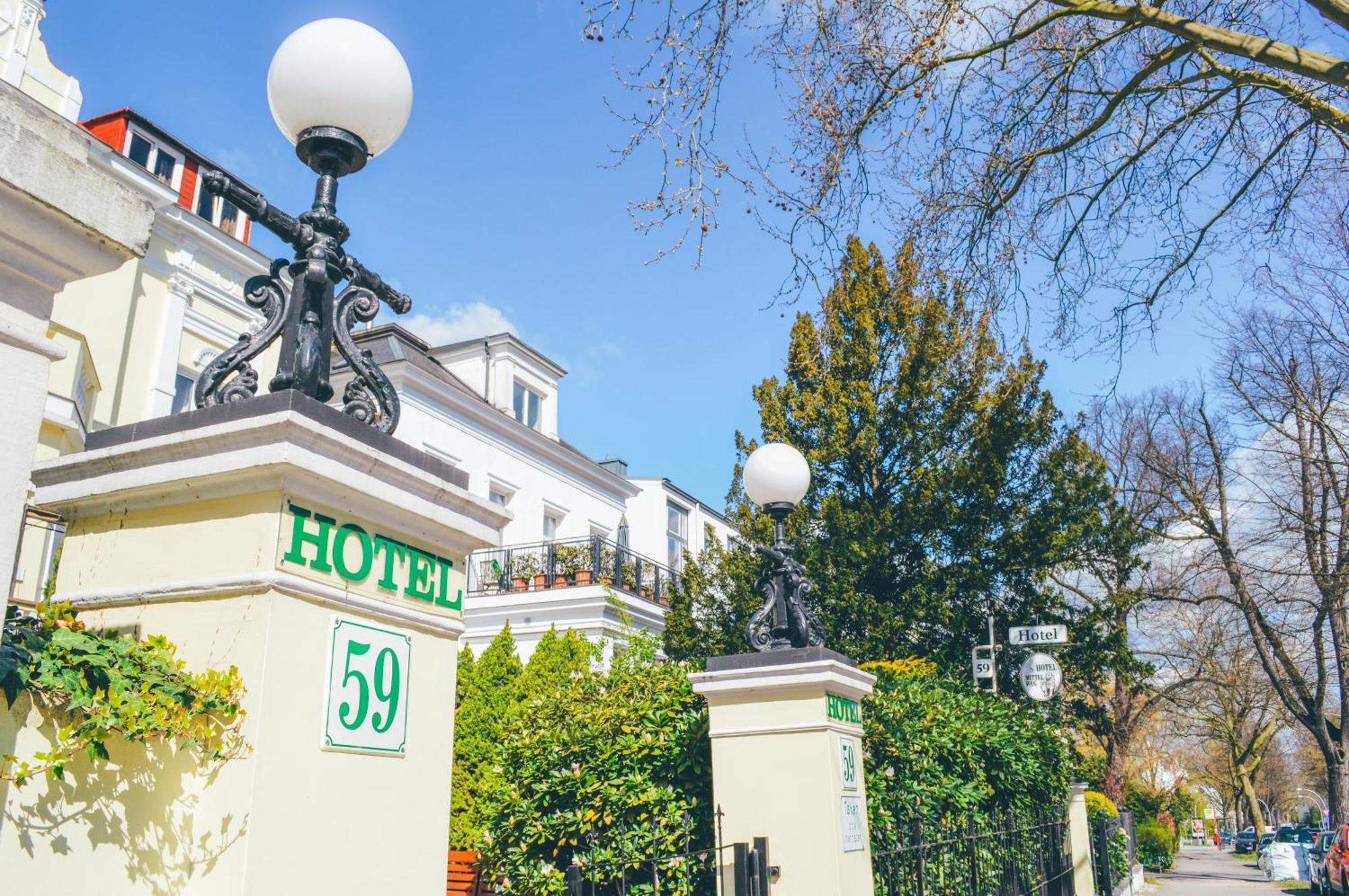 Hotel Mittelweg Гамбург Экстерьер фото