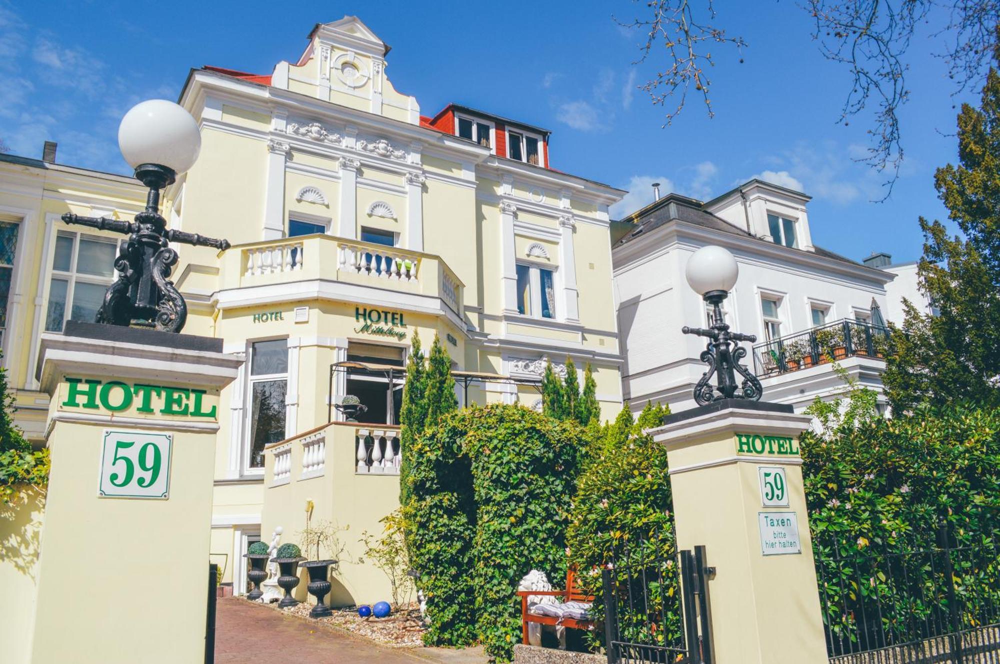 Hotel Mittelweg Гамбург Экстерьер фото